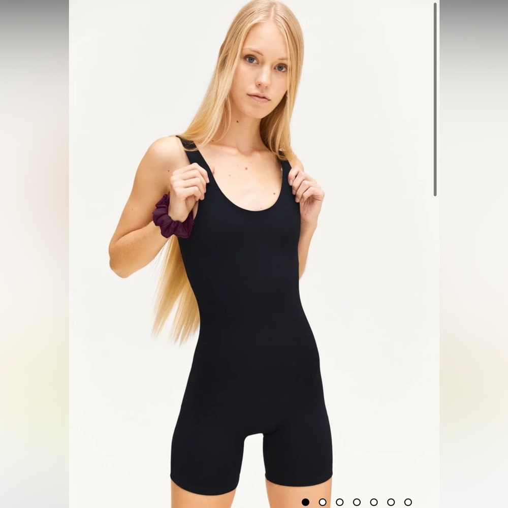 Girlfriend Collective Black Unitard